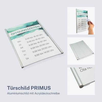 Tuerschild Primus Din A5 hoch